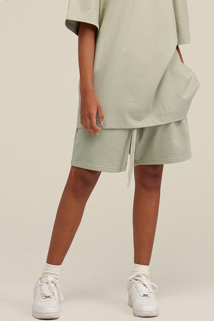 Summer Solid Basic Short - 100% cotton - Encased elastic waistband with drawstring - On-seam side pockets Welcome shop the whole look above to match clothes easily~ Free shipping for orders above $99 15% OFF ON FIRST ORDER>>Code:NEW15