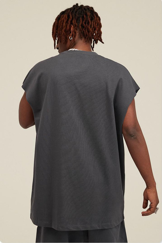 Summer Muscle Jersey Tee - Muscle Jersey Tee - 100% cotton - Relaxed fit - Ribbed neck Welcome shop the whole look above to match clothes easily~ Free shipping for orders above $99 15% OFF ON FIRST ORDER>>Code:NEW15