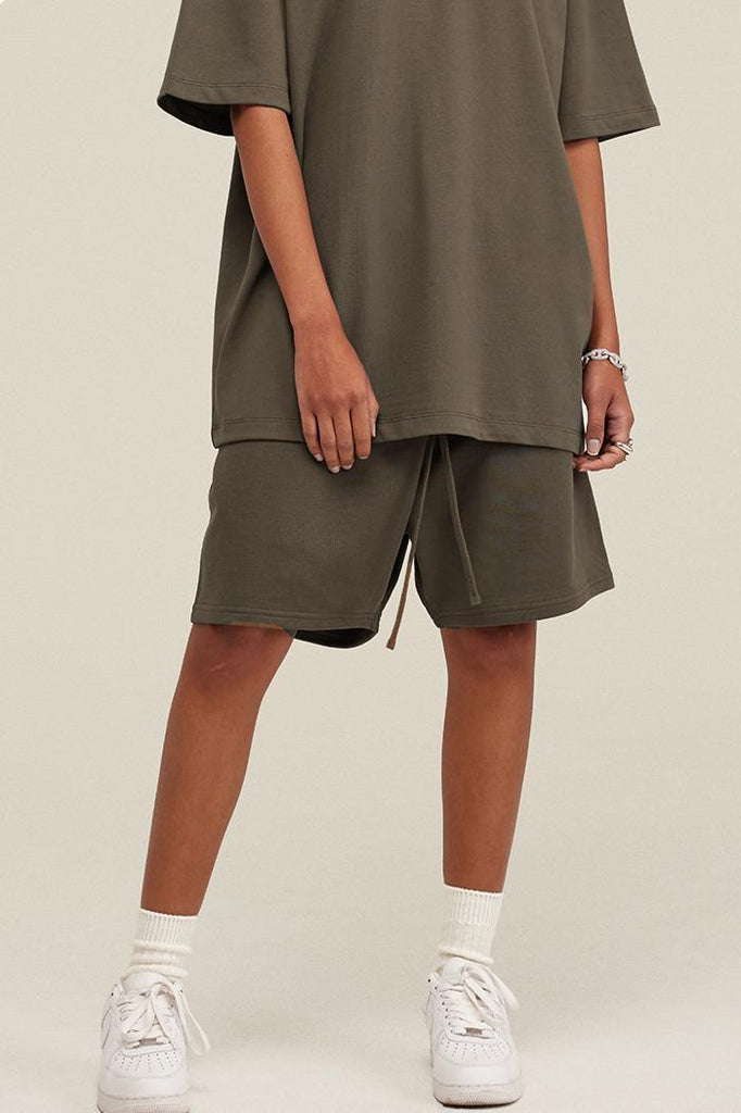 Summer Solid Basic Short - 100% cotton - Encased elastic waistband with drawstring - On-seam side pockets Welcome shop the whole look above to match clothes easily~ Free shipping for orders above $99 15% OFF ON FIRST ORDER>>Code:NEW15