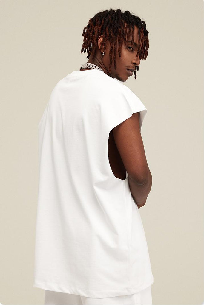 Summer Muscle Jersey Tee - Muscle Jersey Tee - 100% cotton - Relaxed fit - Ribbed neck Welcome shop the whole look above to match clothes easily~ Free shipping for orders above $99 15% OFF ON FIRST ORDER>>Code:NEW15