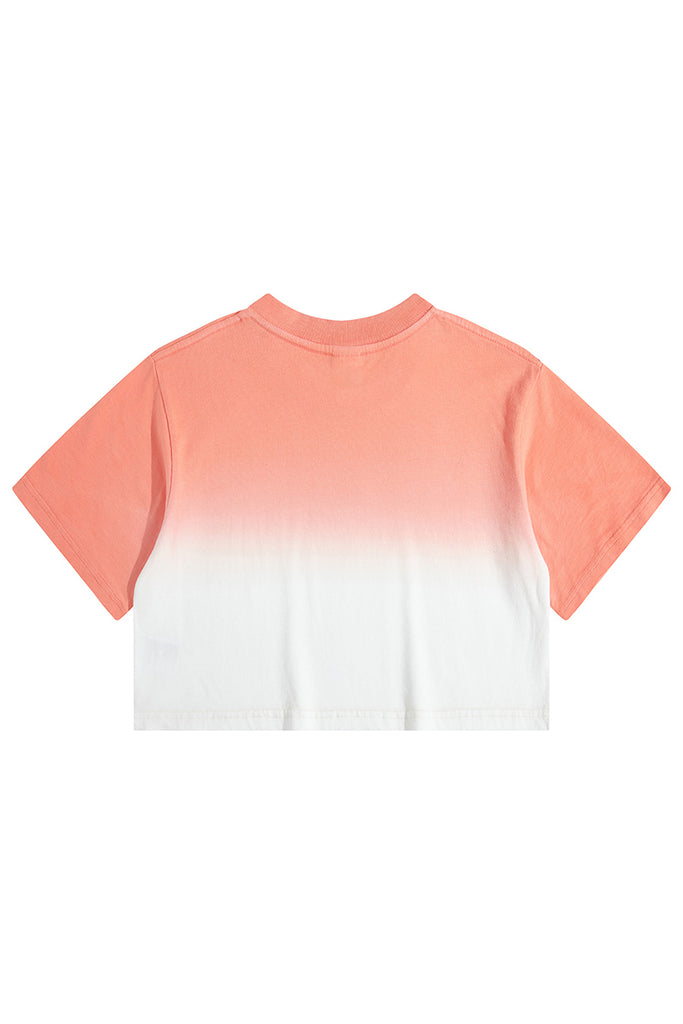 Summer Gradient Crop Tee Gradient Crop Tee - 100% cotton - Cropped FIT - Ribbed neck Welcome shop the whole look above to match clothes easily~ Free shipping for orders above $99 15% OFF ON FIRST ORDER>>Code:NEW15